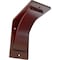 Ekena Millwork Morris Steel Bracket, Hammered Bright Red 3"W x 6"D x 6"H BKTM03X06X06MOHRE - alternate 1